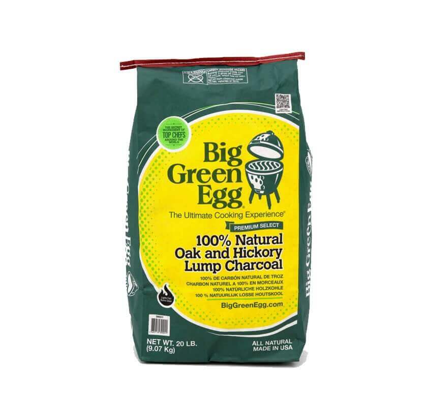 wenselijk verwennen Verraad Big Green Egg 100% Natural Lump Charcoal 20 lb Bag - BBQ Grill People